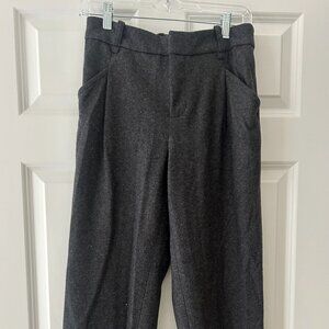 Banana Republic High-Rise Tapered Italian Wool-Blend Pant- size 4